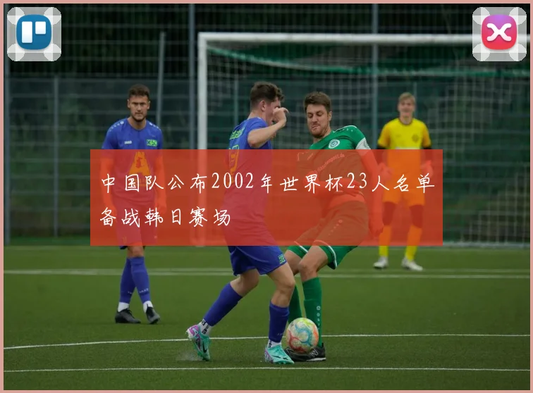 中国队公布2002年世界杯23人名单备战韩日赛场